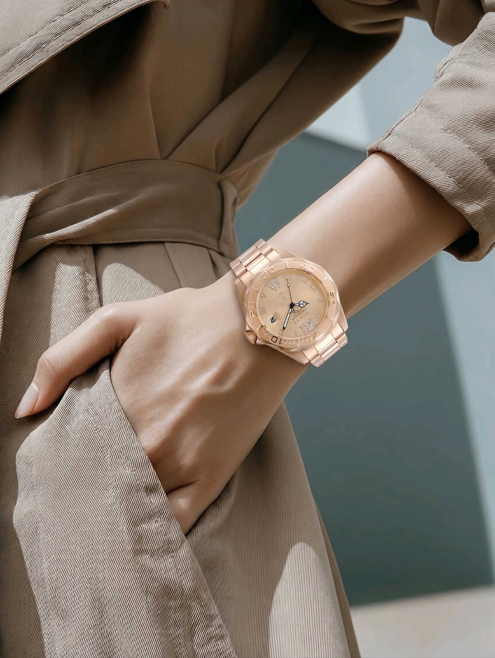 Invicta Rose Gold Stainless Steel Women's Watch